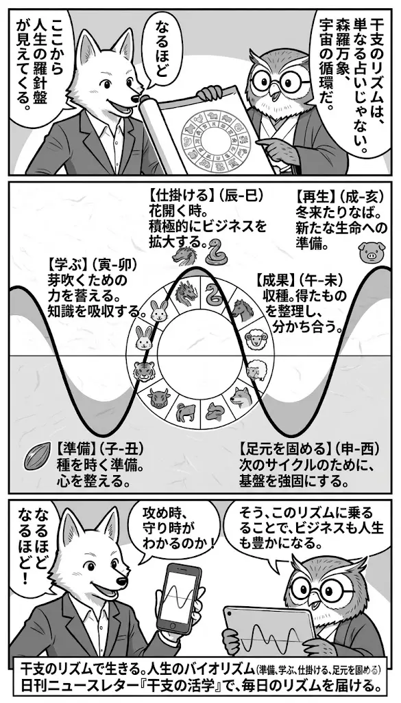 干支の教科書 漫画 大いなるリズムの物語